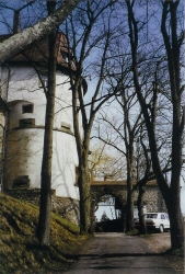 Blick von der Burgstrae (Auffahrt zur Burg)