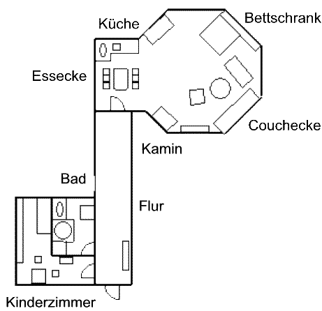 Grundriss (schematisch und unmaßstäblich)